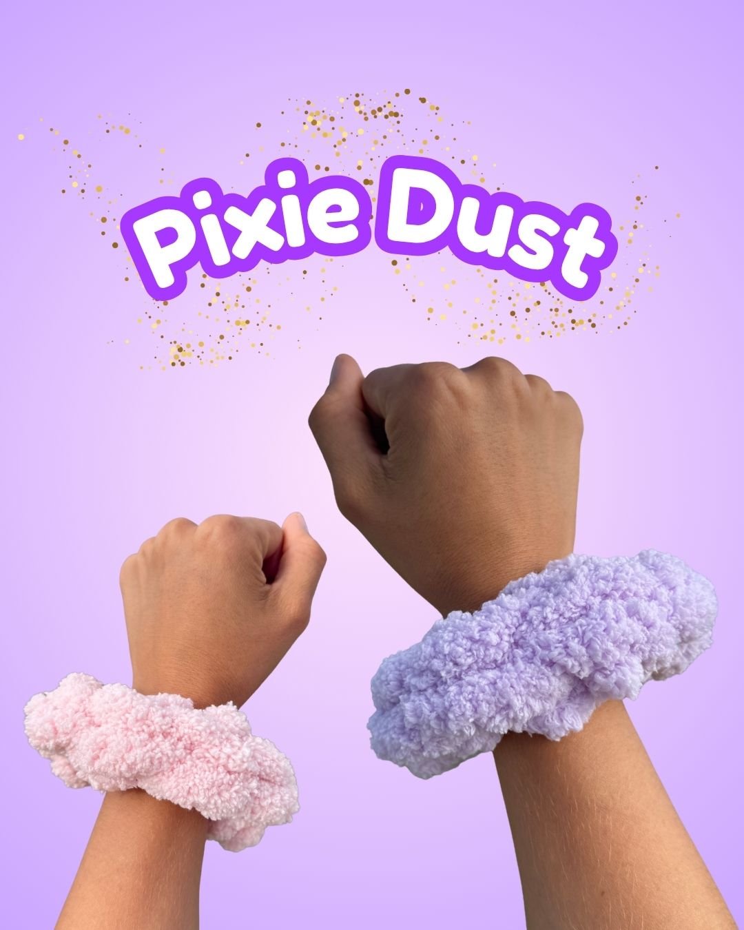 Finger Crochet Kits for Kids- Video-Guided Crochet Scrunchie